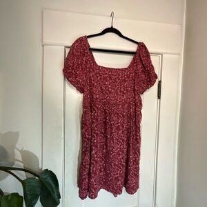 American Eagle Outfitters Floral Puff Sleeve Dress